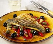 Pan-fried sea bass recipe